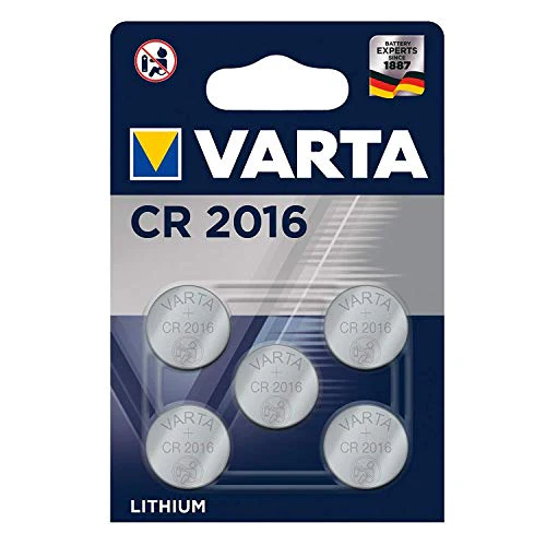 5er Blister VARTA 3V Lithium Knopfzelle CR 2016 / CR2016 / 6016 – Bild 2