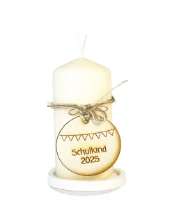 Schulkind 2025 Kerze