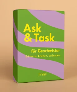 'Ask & Task' Kartenset für Geschwister' Edition | Finimi