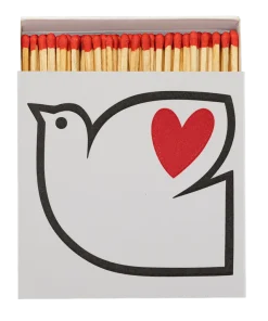 "Love Dove' Streichhölzer, quadratisch